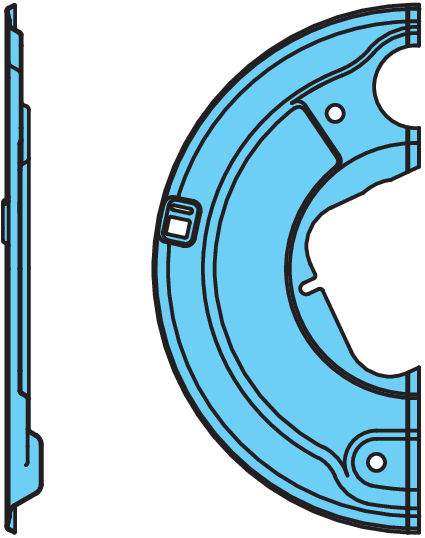 TÄCKPLÅT VÄ ÖVRE #150