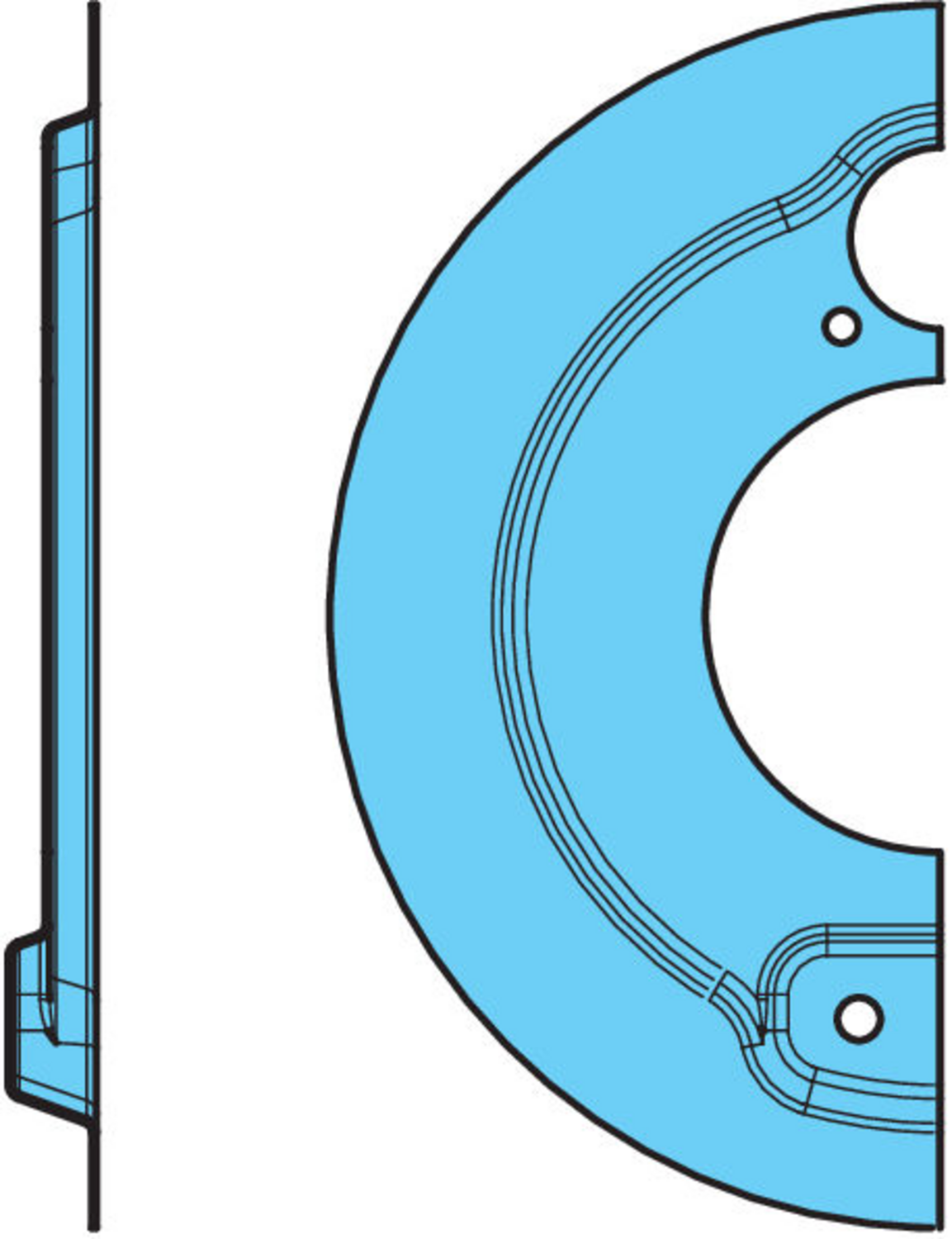 TÄCKPLÅT T. BROMS 5020