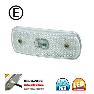 POS.LJUS 24V LED VIT 0,5 M KAB