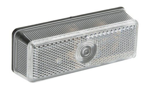 POS LYKTA VIT MED REFLEX REKTA