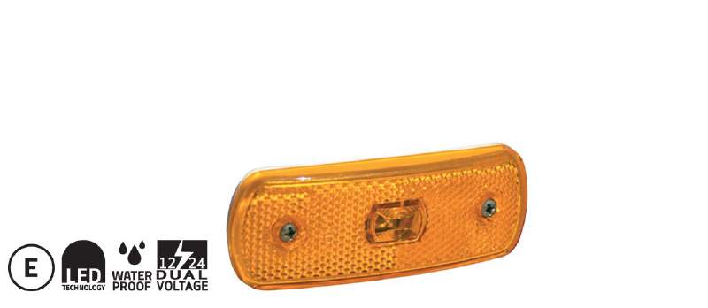 SIDOMARKERINGSLYKTA LED 12V BA