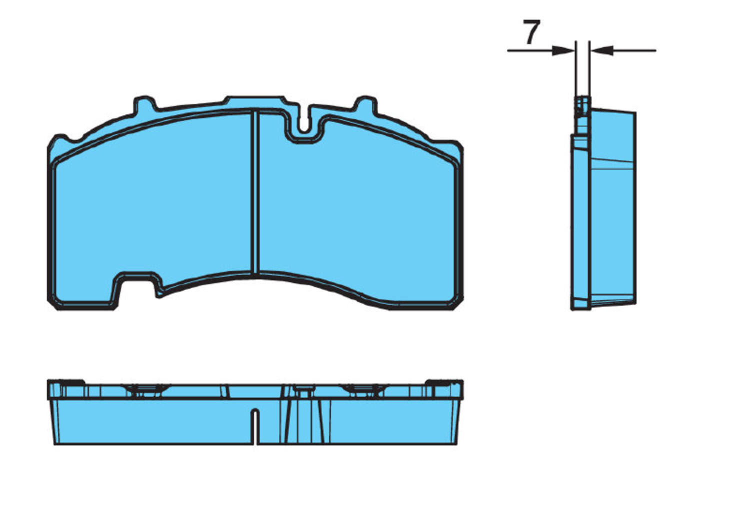 BROMSBELÄGGSATS SB4309