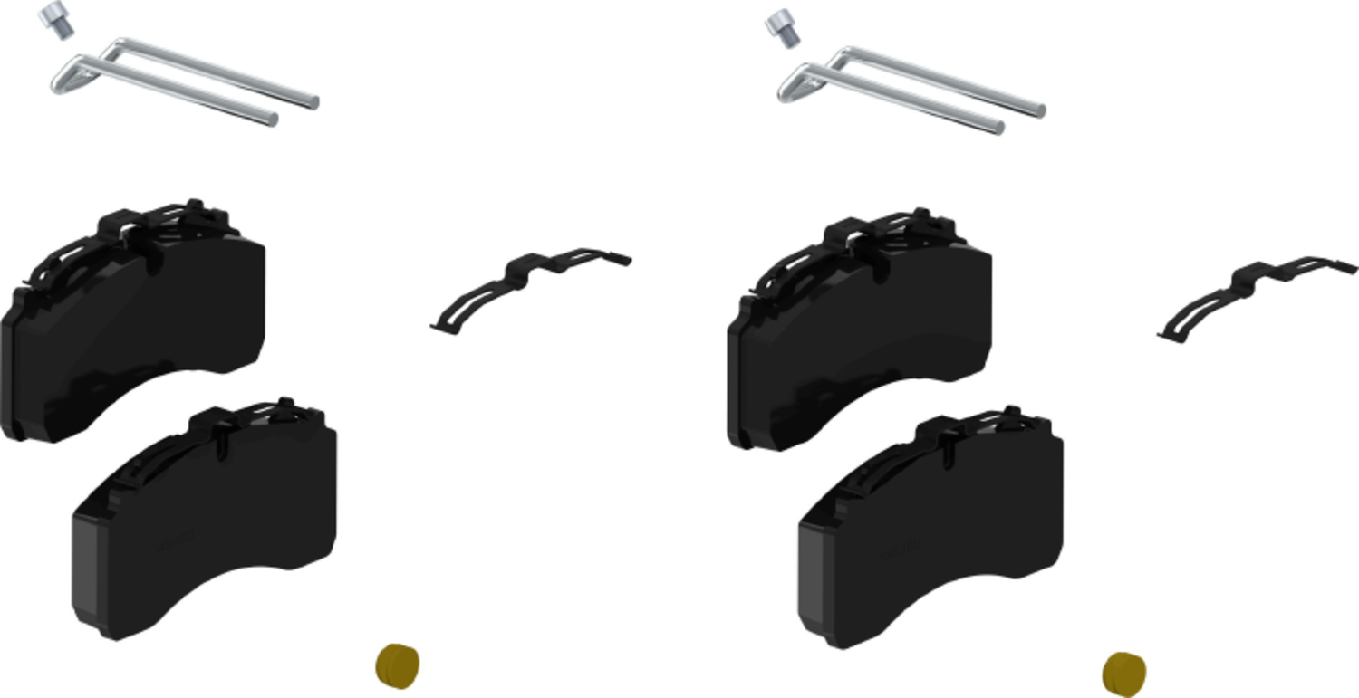 SKIVBROMSBELÄGGSATS TEXTAR