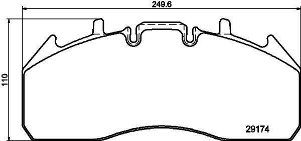SKIVBROMSBELÄGGSATS DON