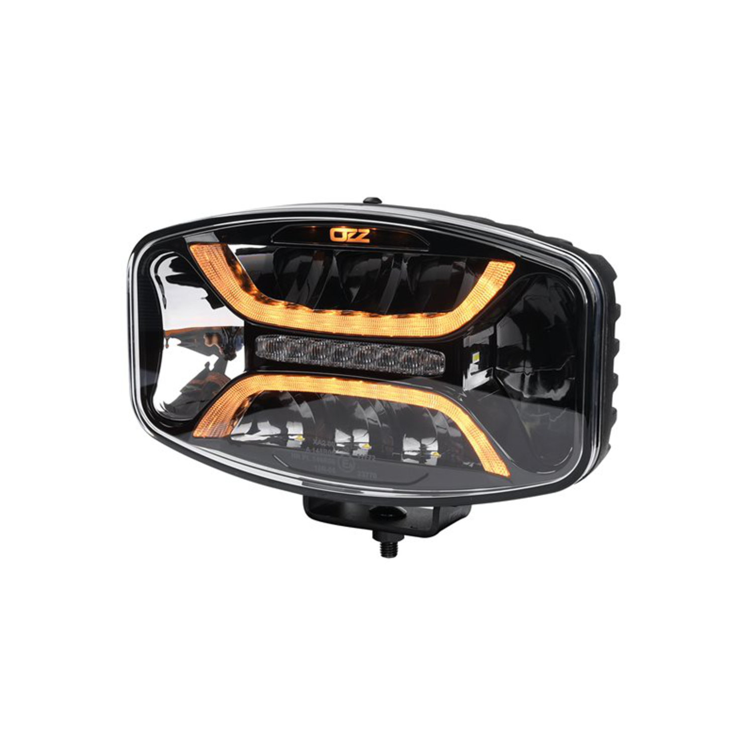 OZZ XO1 P OVALT EXTRALJUS MED DYNAMISK POSITIONSLJUS & BLIXT