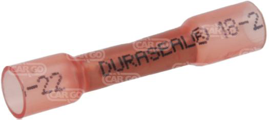 **SKARVHYLSOR (100ST) MED KRYMPHÖLJE DURA-SEAL, RÖD