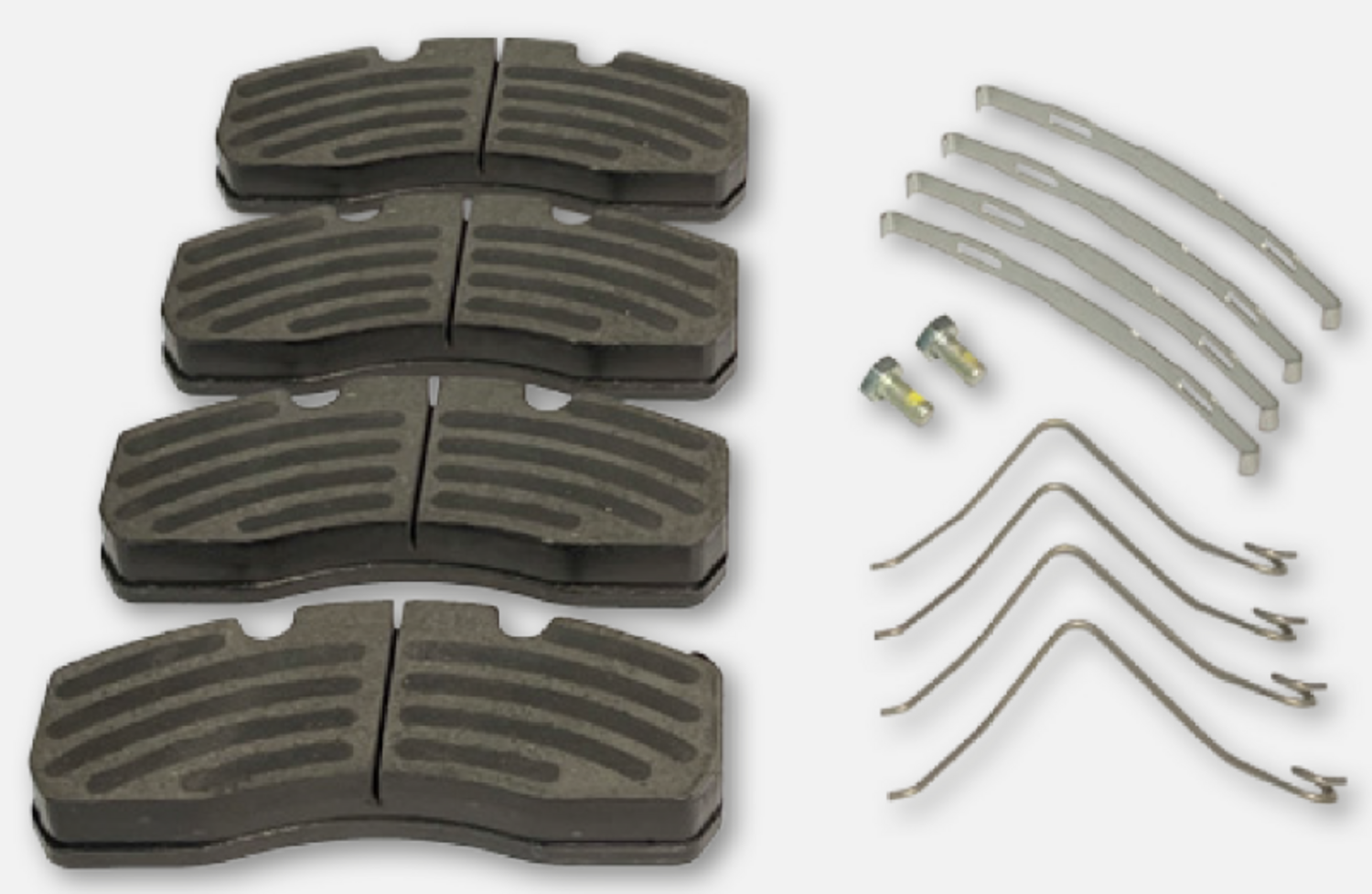 SKIVBROMSBELÄGGSATS MERITOR PPR 4  BEL/STS