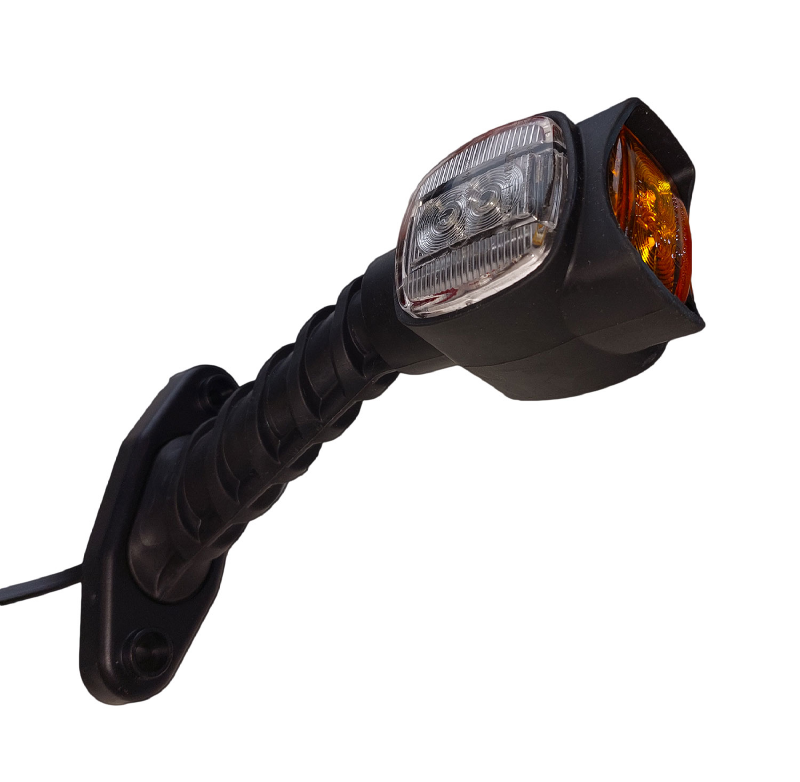 POSITIONSLJUS VÄ. 12/24V LED GUMMIARM 170 MM. RÖD/VIT/GUL