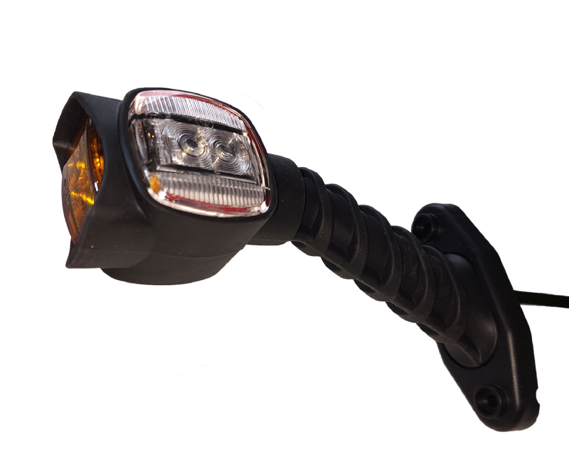 POSITIONSLJUS HÖ. 12/24V LED GUMMIARM 170 MM. RÖD/VIT/GUL