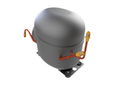 KOMPRESSOR FÖR R134A, INKL. ELEKTRISKA DELAR, KOPPLINGAR (UP