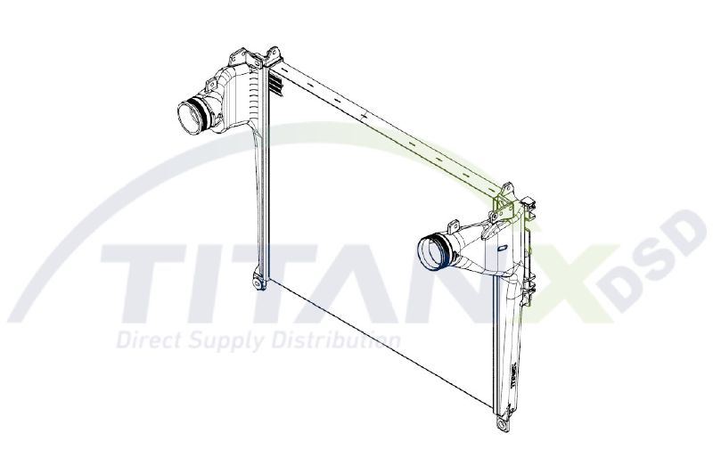 INTERCOOLER TITANX 50X748X925