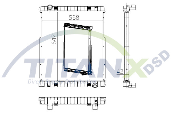 KYLARE TITANX 42X568X642
