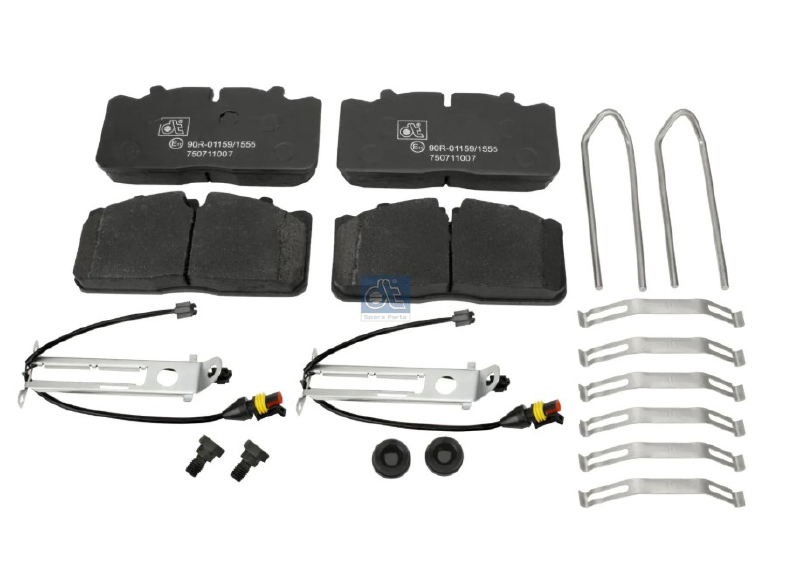 SKIVBROMSBELÄGGSATS INKL SLIT.VARN.