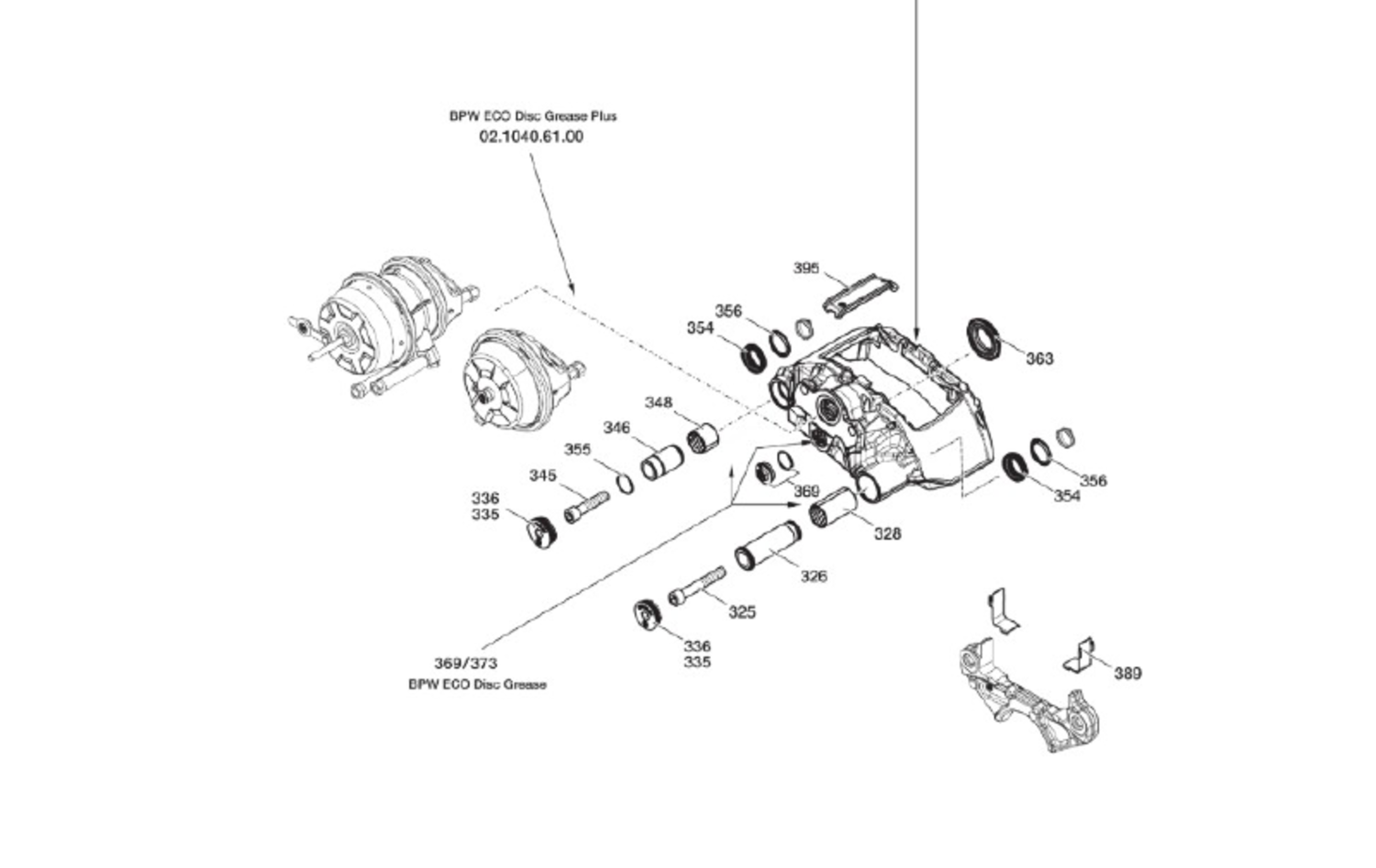 BROMSOK VÄ TS23709 U. BELÄGG (BPW2000)