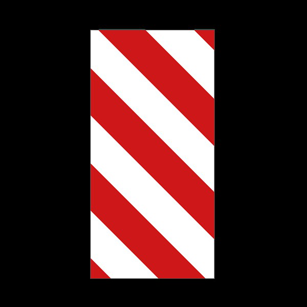 VARNINGSSKYLT SIDOMARKERING HÖGER