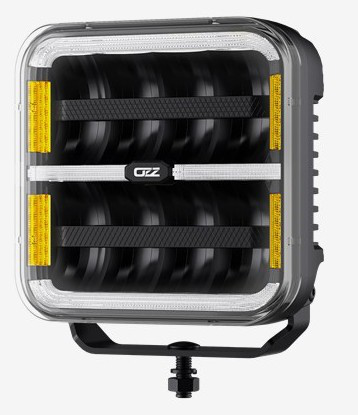 Ozz Sqr 7" Extraljus Med Dynamiskt Positionsljus, Varningsl