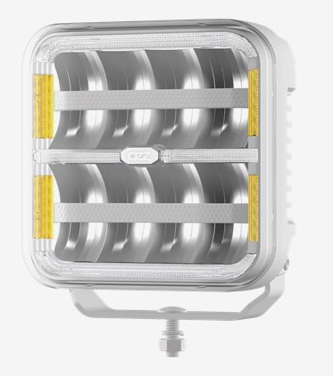 Ozz Sqr 7" Extraljus Med Dynamiskt Positionsljus, Varningslj