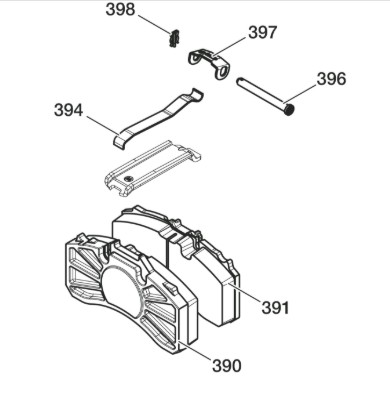 BROMSBELÄGGSATS TS2 4309