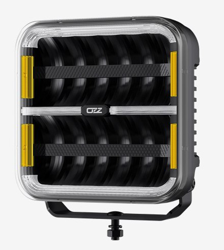 88112 Ozz Square 9" Extraljus Med Dynamiskt Positionsljus &