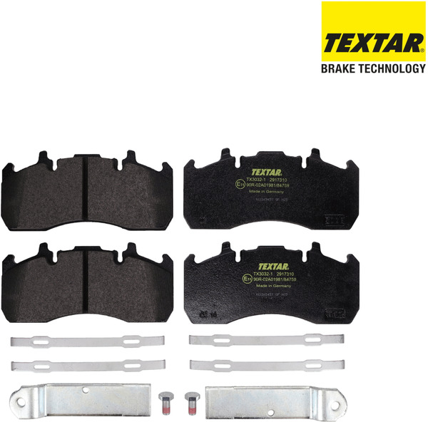 SKIVBROMSBELÄGGSATS TEXTAR