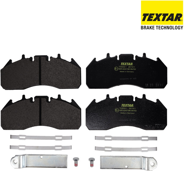 SKIVBROMSBELÄGGSATS TEXTAR