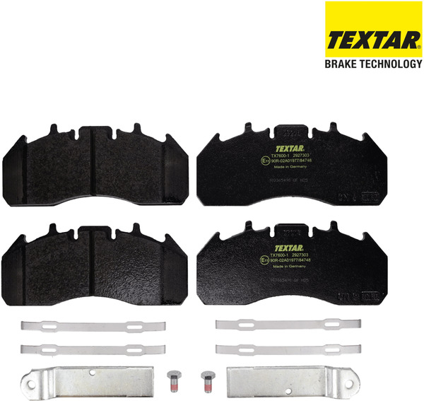 SKIVBROMSBELÄGGSATS TEXTAR