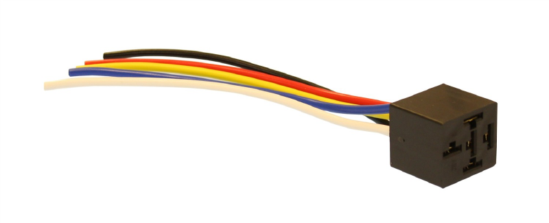 RELÄSOCKEL 5-PIN MED ANSL.KABEL