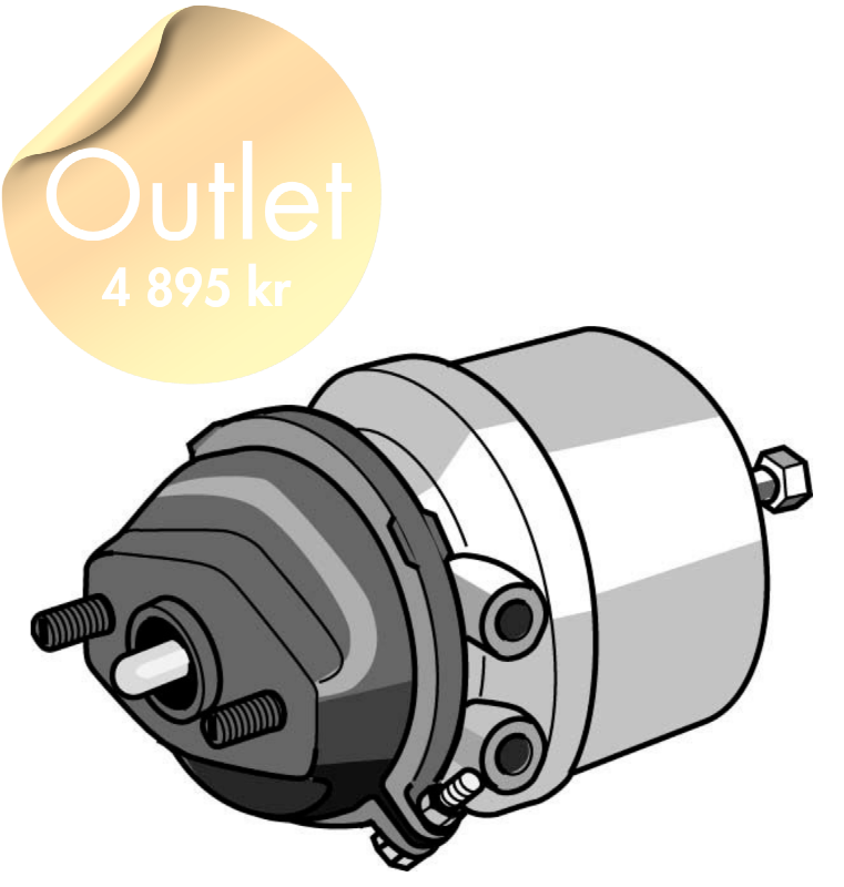 OUTLET - FJÄDERBROMSCYLINDER