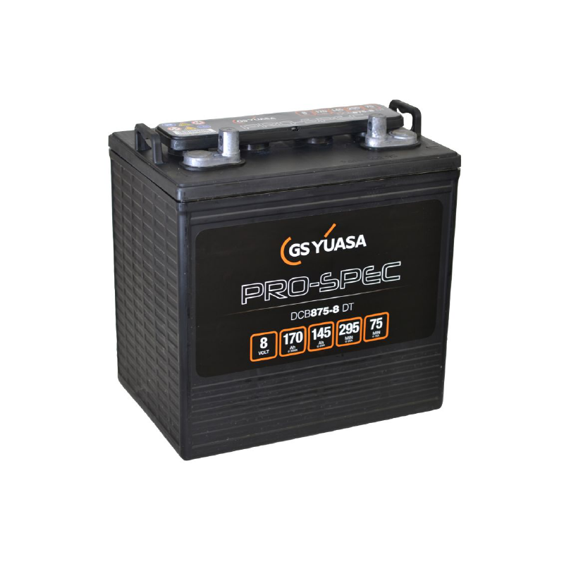 TRAKT.BATTERI PRO-SPEC YUASA 8V, 170 Ah, GÄNGADE POLER