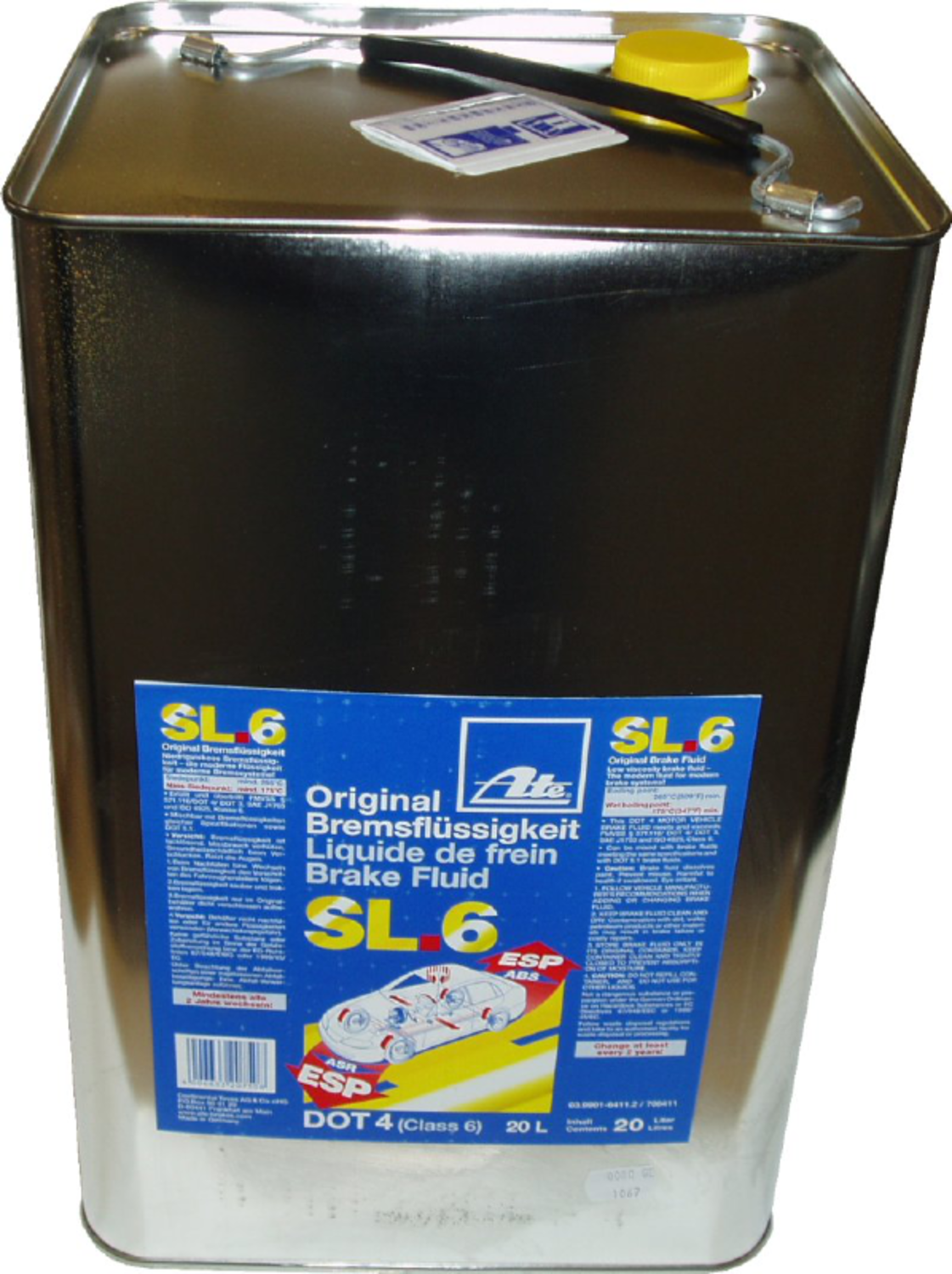 ATE BROMSVÄTSKA SL.6 DOT4  20L