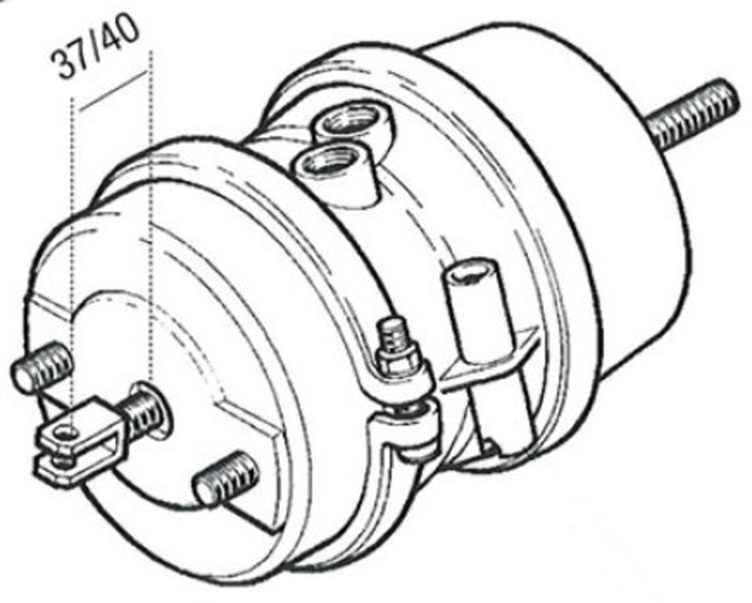 DUBBELMEMBRANCYLINDER 24/24