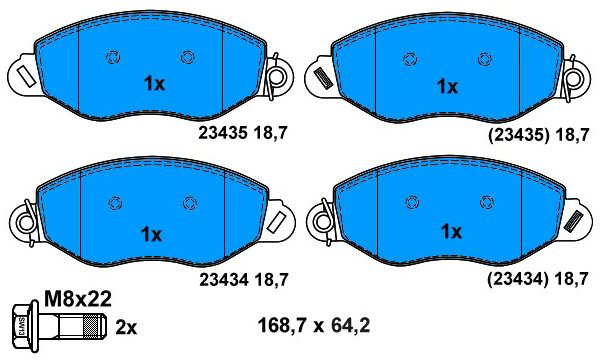 SKIVBROMSBELÄGG ATE