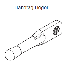 Handtag höger, version 3.0
