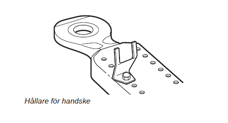 Hållare för  Elkontakt 14 hand