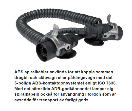 Spiralkabel ABS