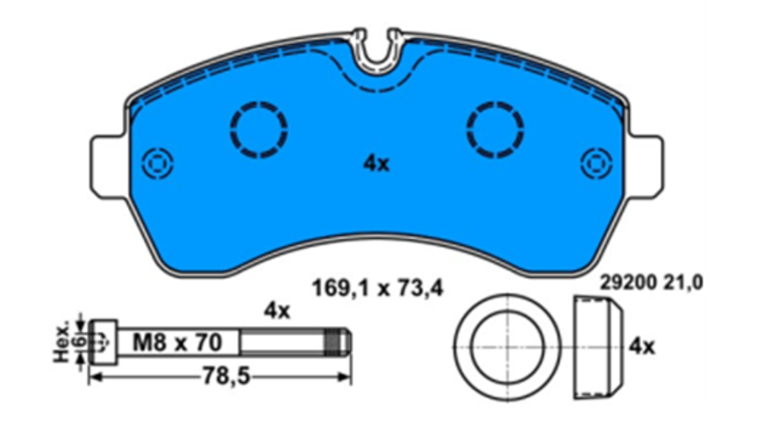 SKIVBROMSBELÄGG ATE