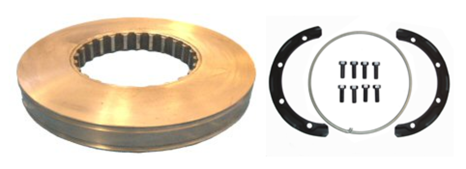 BROMSSKIVESATS 430X45 SOLID