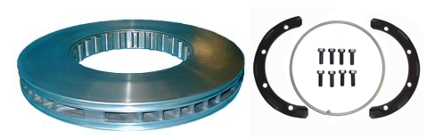 BROMSSKIVESATS 430X45 VENTILERAD