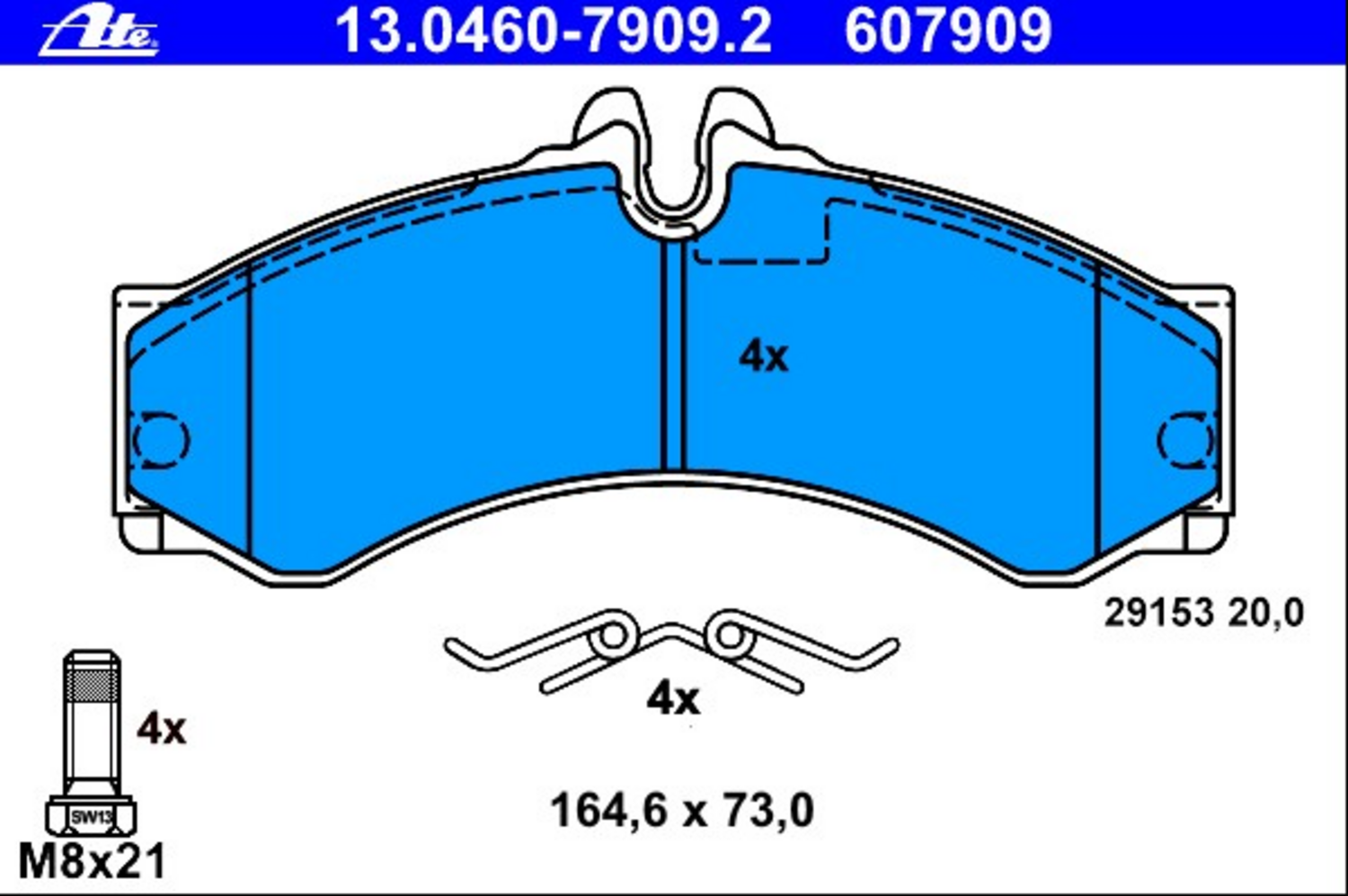 SKIVBROMSBELÄGG ATE