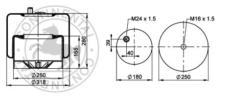 LUFTFJÄDERBÄLG CONTI