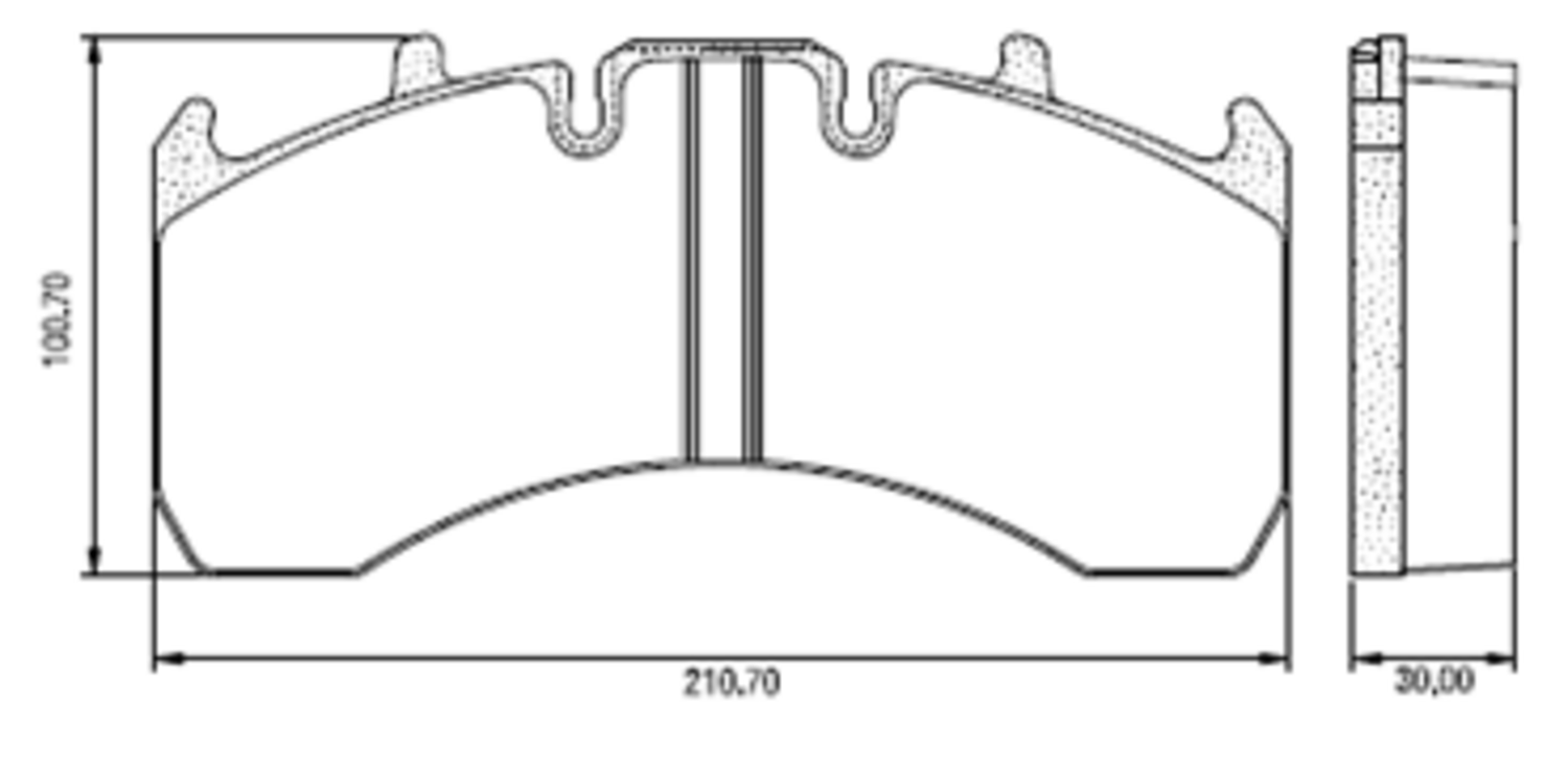 **SKIVBROMSBELÄGGSATS