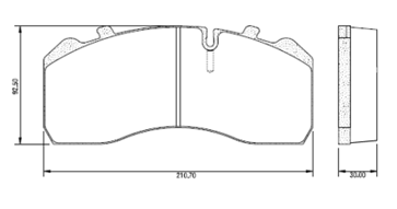 SKIVBROMSBELÄGGSATS