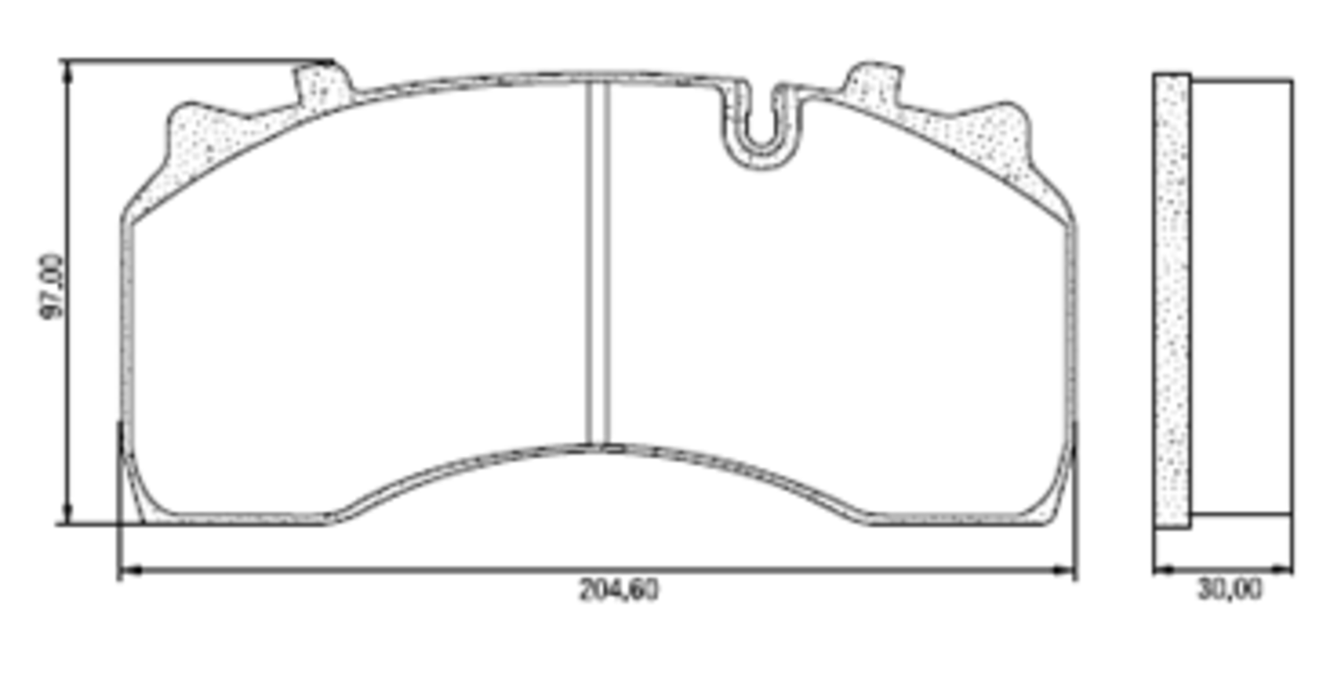 SKIVBROMSBELÄGGSATS