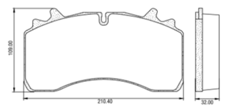 **SKIVBROMSBELÄGGSATS