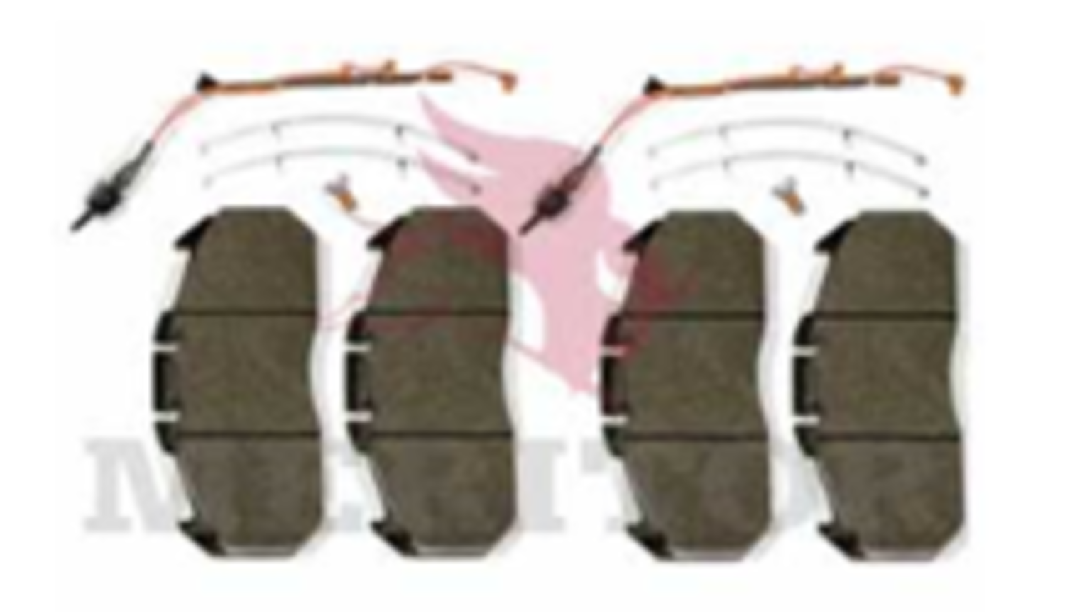 SKIVBROMSBELÄGGSATS 4 BEL/STS