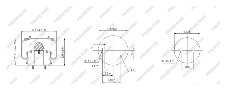 **LUFTFJÄDERBÄLG PRIME-RIDE