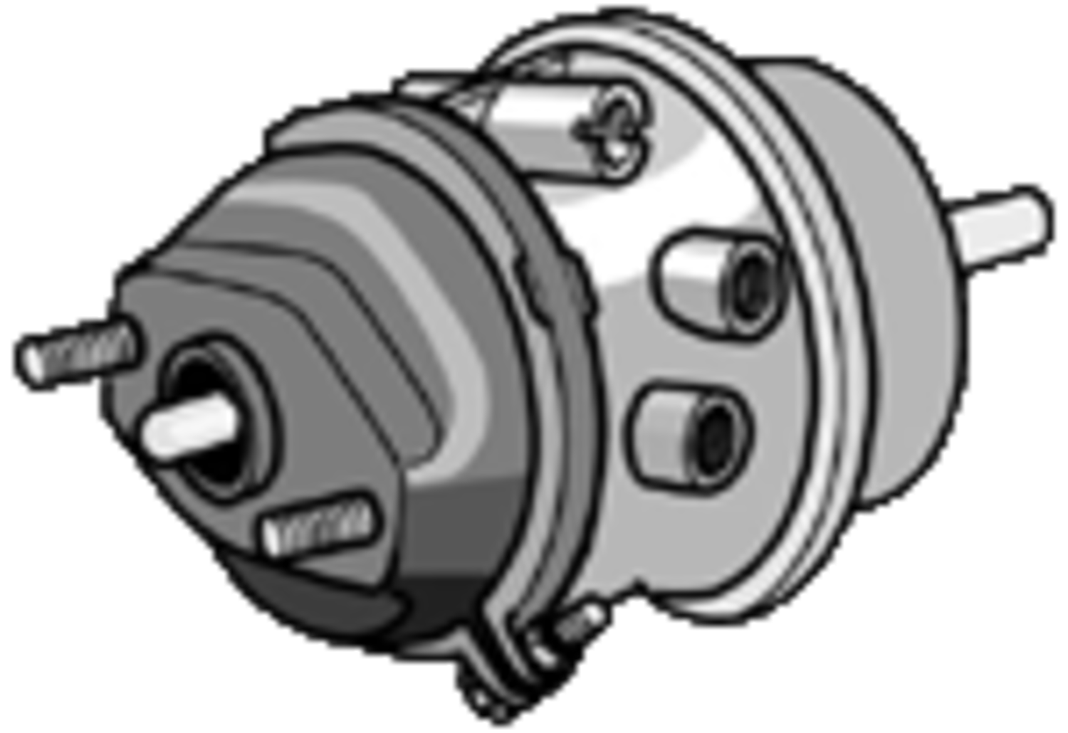 FJÄDERBROMSCYLINDER, HÖGER